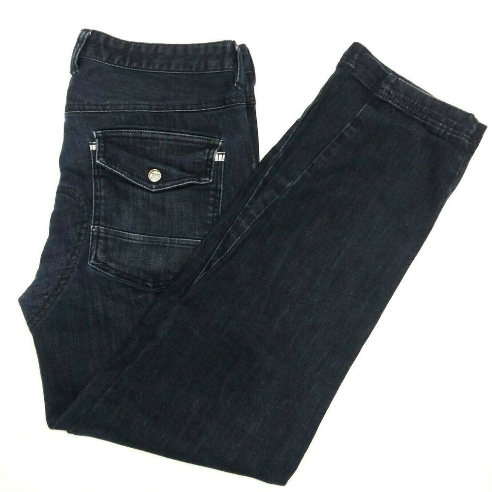 Novara Men’s Cycling Jeans 30x29 Dark Wash Bike Riding Denim Pants Stretch